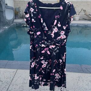Cherry Blossom Floral Dress